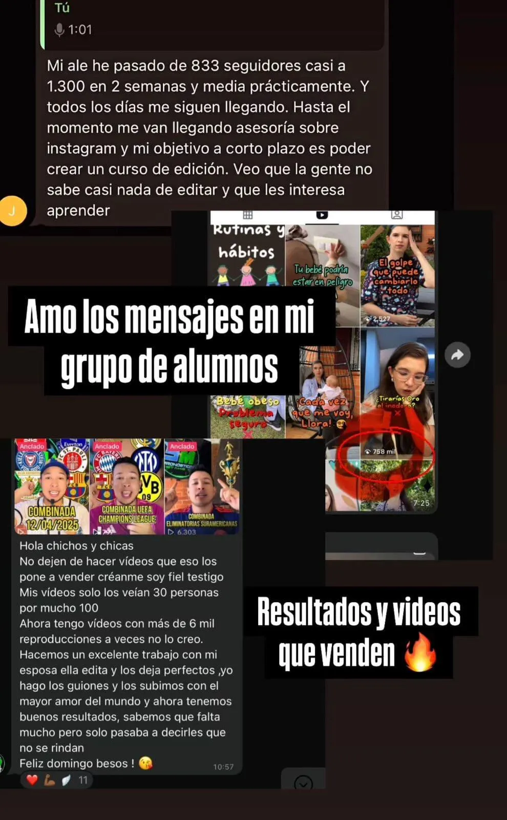 Evidencia de resultado para Alumnos Genesis