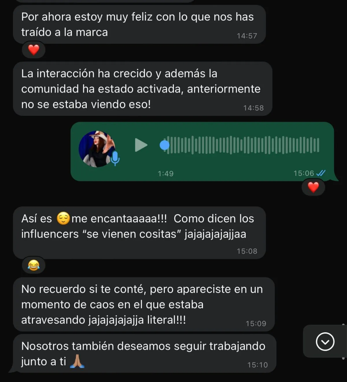 Evidencia de resultado para Cliente Genesis